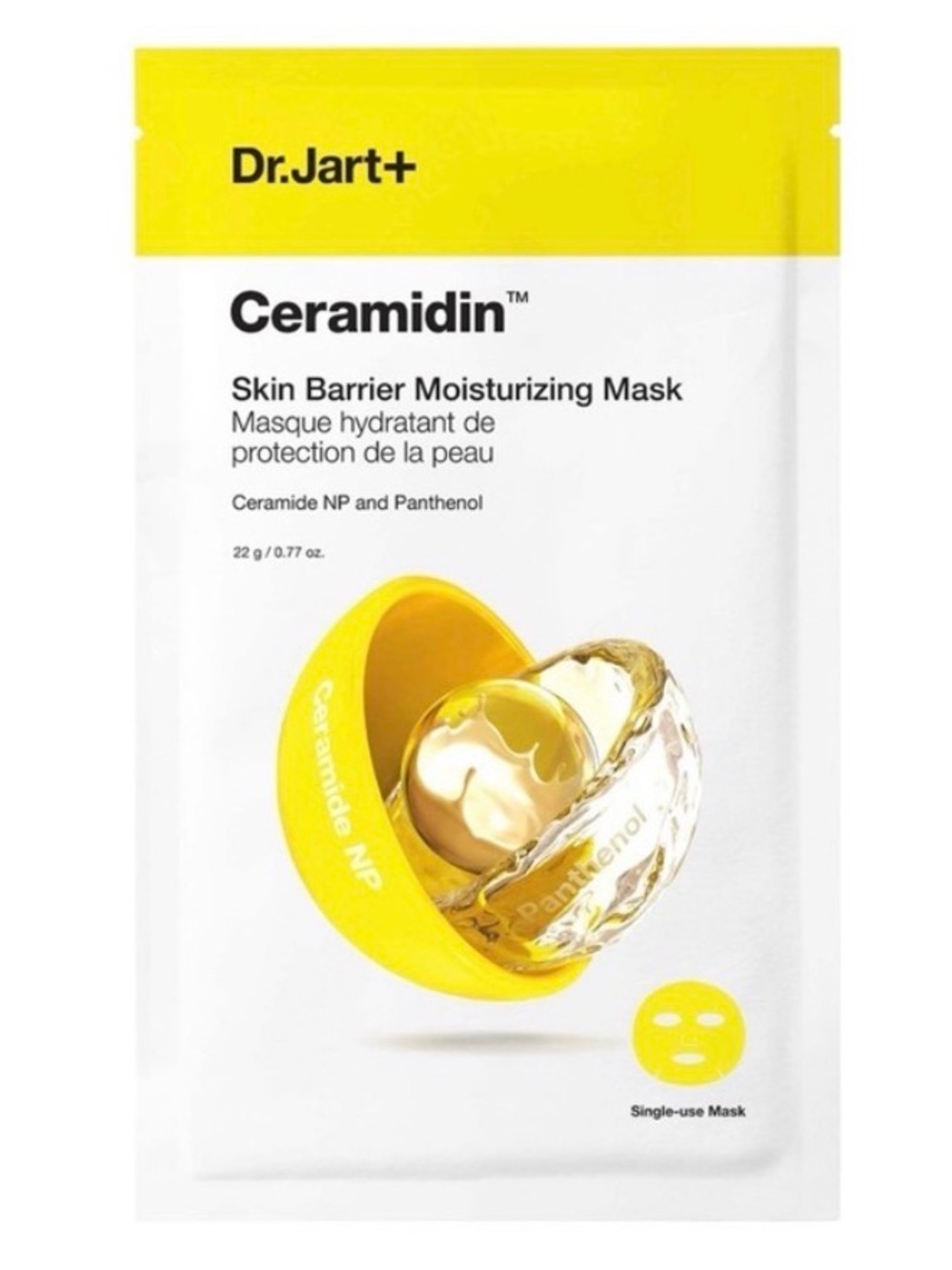 Dr. Jart Ceramidin Skin Barrier Moisturizing Mask Ceramide Panthenol